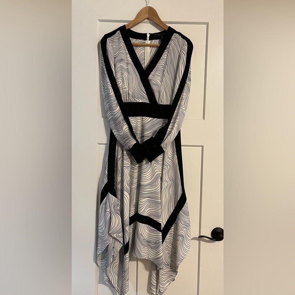 NWT - BCBGMAXAZRIA - Black & White Dress
